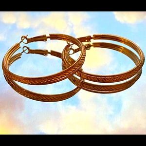 Bundle of rose gold jewelry